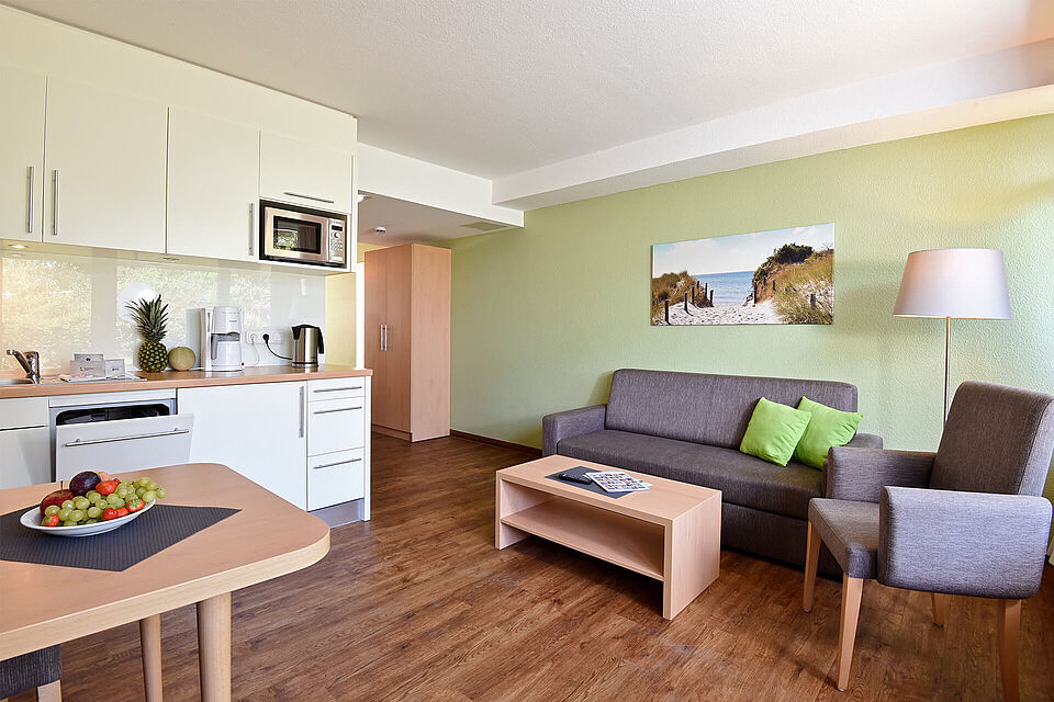 Family vacation in a vacation apartment on the Baltic Sea